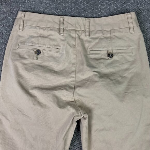 Peter Manning Slim Fit Chino Pants Men's 29 x 27 Measures 29 x 26 Khaki Cotton - Picture 4 of 12